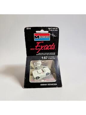 Vintage Monogram Mini Exacts Ferrari Testarossa 1:87 HO 1989 – Open Box w/ Wear